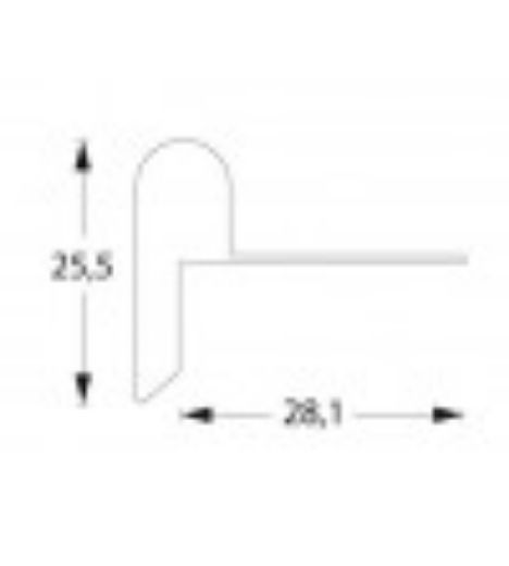 Billede af Vaskekant VK-1 SORT